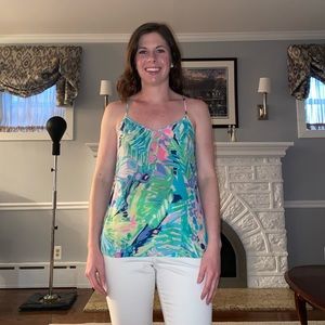 Small Lilly Pulitzer Multicolor Tank Top with adjustable straps